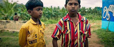 A still from the trailer of 'Siruvan Samuel'. (Photo | YouTube screengrab)