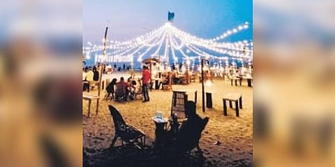 Panchavadi beach