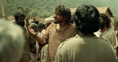 A still from the teaser of AR Murugadoss's 'August 16, 1947' starring Gautham Karthik in the lead. (Photo | YouTube screengrab)