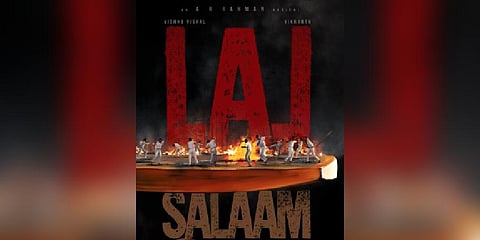 Poster of the movie 'Lal Salaam' (Photo |  Lyca Productions @Twitter)