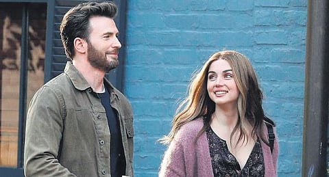 A still from the trailer 'Ghosted'  starring Chris Evans and Ana de Armas. (Photo | YouTube screengrab)