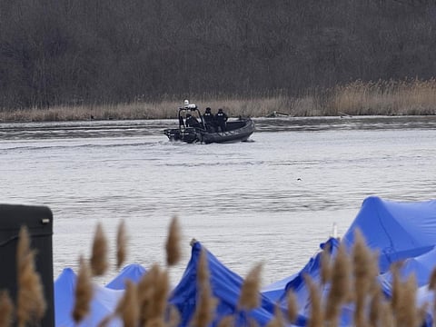 Searchers look for victims in Akwesasne, Quebec, Friday, March 31, 2023. (Photo | AP)