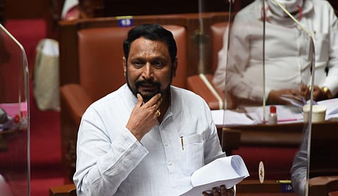 A file photo of Former Deputy Chief Minister Laxman Savadi, used for representative purposes only. (Photo | Nagaraja Gadekal, EPS)