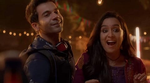A still from the 2018 horror-comedy, 'Stree' starring  Rajkummar Rao and Shraddha Kapoor. (Photo | IMDb)