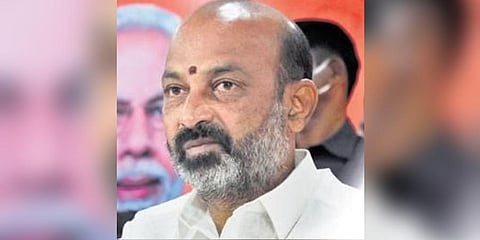 Telangana BJP president and Karimnagar MP Bandi Sanjay Kumar. (File photo)