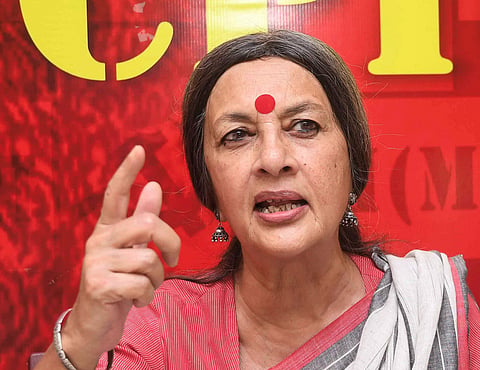 CPI(M)  leader Brinda Karat (File | PTI)
