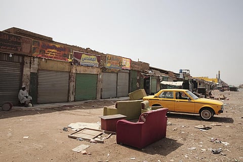 Sudan's embattled capital Khartoum witnessed a third day of heavy fighting between the army and a powerful rival force for control of the country,  April 17, 2023. (Photo | AP)