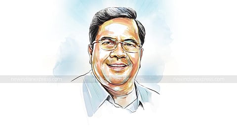 Former Karnataka Chief Minister and Congress leader Siddaramaiah. (Express Illustration)