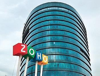 Image of Zoho Corporation building used for representative purposes.