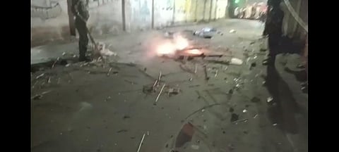 Violence erupts in West Bengal's Hooghly during BJP's Ram Navami procession. (Photo | Special Arrangement)