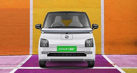 MG Motor's Comet EV. (Photo | MG Motor)