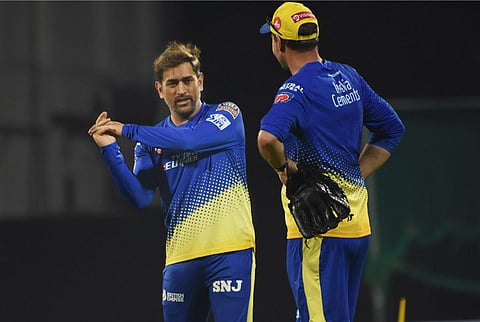 All eyes will be on MS Dhoni when CSK play their first match of this season's IPL in Chennai on Monday. (Photo | Ashwin Prasath)