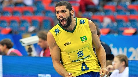 Brazilian volleyball player and  Olympic volleyball gold medalist Wallace de Souza. (Photo | YouTube)