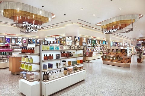 Reliance Retail's first flagship beauty store 'Tira' at Jio World Drive in Bandra Kurla Complex, Mumbai