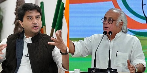 Jyotiraditya Scindia  and Jairam Ramesh