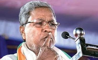 Siddaramaiah at Praja Dhwani Yatra in Davanagere on Thursday  | KPN