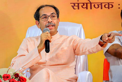 A file photo of Former Maharashtra chief minister Uddhav Thackeray. (Photo | PTI)