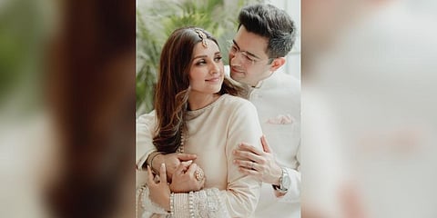Raghav Chadha and  Parineeti Chopra (Photo | Instagram)