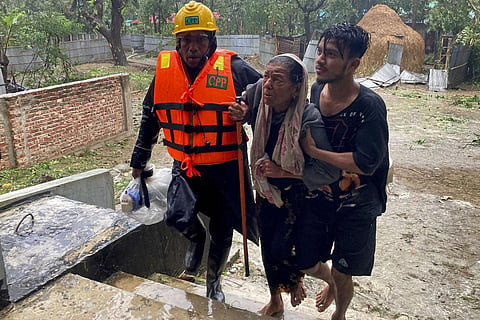 The extremely severe cyclonic storm Mocha made landfall on Sunday near Myanmar's Sittwe township with winds blowing up to 209 kilometres (130 miles) per hour. The death toll in cyclone-hit villages of Myanmar's Rakhine state rose to at least 41 on Tuesday
