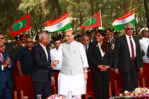 Defence Minister Rajnath Singh called for enhanced cooperation among nations in the IOR to address the common challenges faced by the region (Photo | MoD)