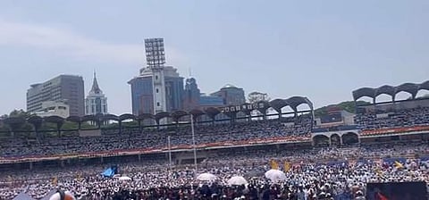 Kanteerava Stadium (Photo  |Congress @ Twitter)