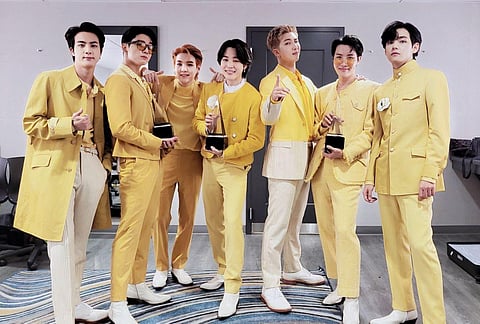 K-pop band BTS. (File photo | BTS Twitter)