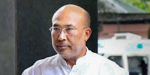 A file photo of Manipur Chief Minister N Biren Singh. (Photo | PTI)
