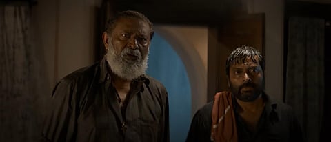 A YouTube screengrab from Jude Anthany Joseph's latest film, 2018 starring Lal and Narain.