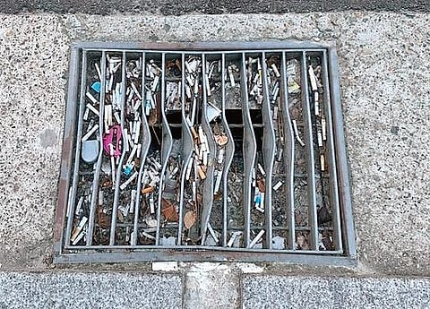 Cigarette filters contain 7,000 chemicals, as well as microplastic fibers  that can leak into the environment and cause harm.