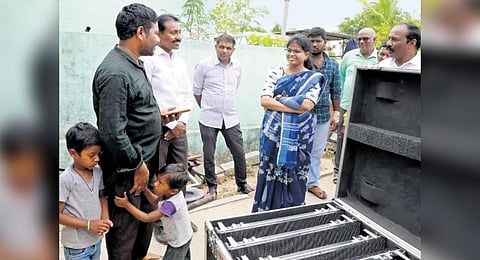 Tadikamalla Naresh has set up a profitable LED screens business with funds from Dalit Bhandhu scheme. 