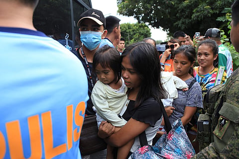 Thousands evacuated as Philippine volcano spews ash, rocks