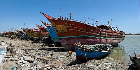 Lacking modern navigation systems, many fishermen mistakenly cross into foreign waters and are arrested.