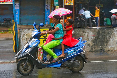 The spell of rains is expected to bring down the temperatures in the Chennai city. (Photo | P Ravikumar, EPS)