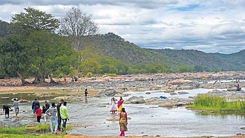 Area of Mekedatu dam. 