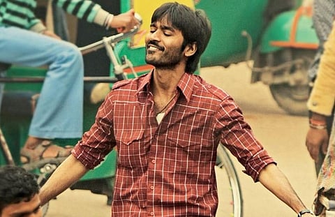Indian actor Dhanush in a still from the 2013 Hindi romantic drama,  'Raanjhanaa'. (Photo | IMDb)