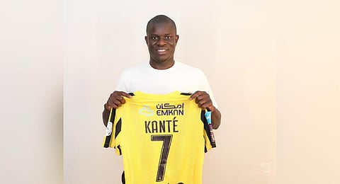Kante joins Benzema at Al-Ittihad. (Photo | Al-Ittihad Twitter)