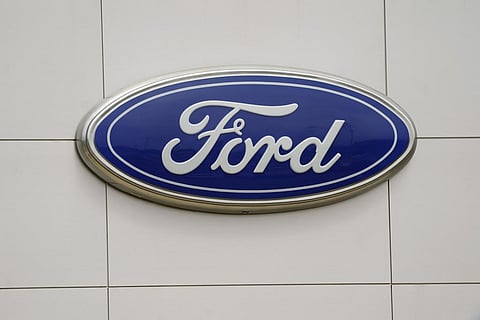 FILE - An image of the Ford logo at a dealership store, used for representational purposes only. (Photo | AP)