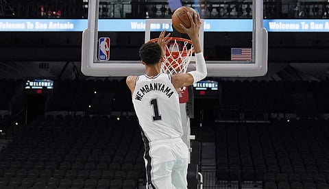 Victor Wembanyama. (Photo | AP)