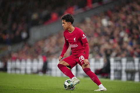 Liverpool's Fábio Carvalho. (Photo |AP)