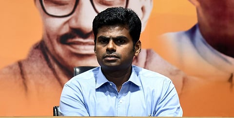 BJP state President for Tamil Nadu K Annamalai. (File photo | Parveen Negi, EPS)