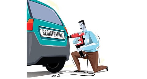 Special drive to encourage commuters to fix high-security registration plates