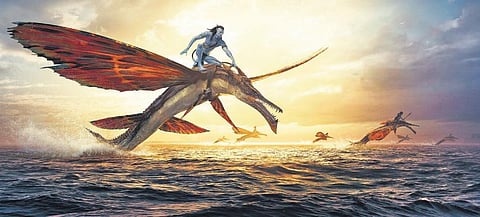 A still from James Cameron's 'Avatar: The Way of Water'.
