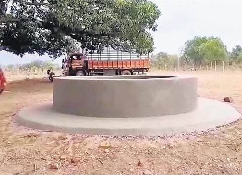 Pakariya village got new pipelines and water tanks. (Photo | EPS)