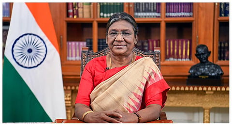 President Droupadi Murmu. (Photo | PTI)