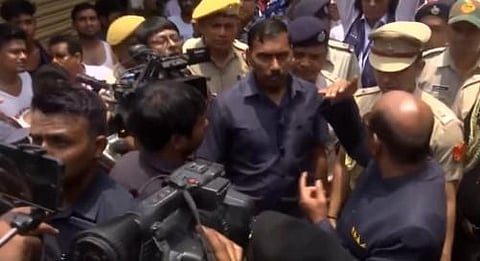 Representational Image: West Bengal Governor C V Ananda Bose visiting Bhangar, epicenter of recent clashes. (Photo | Video grab)
