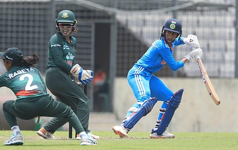 Back among the runs, have India finally unearthed a durable No 5 in Jemimah Rodrigues? (Photo |BCB TIGERS)
