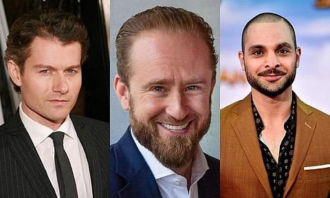 James badge, Ben foster and Michael Mando.