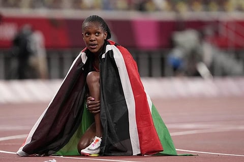 'It's a blessing': Kenya’s Faith Kipyegon. (Photo | AP)