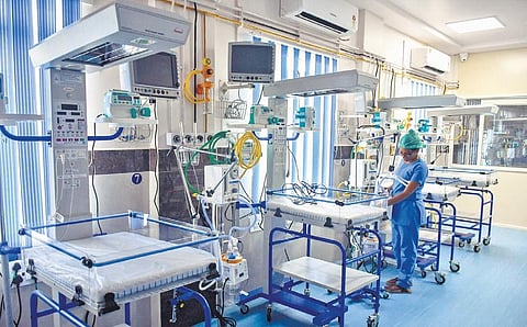 Equipment installed at NICU in Government General Hospital I Prasant Madugula