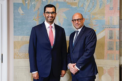 Dr Sultan Al-Jaber, COP28 President-Designate, and Simon Stiell, Executive Secretary of UNFCCC.